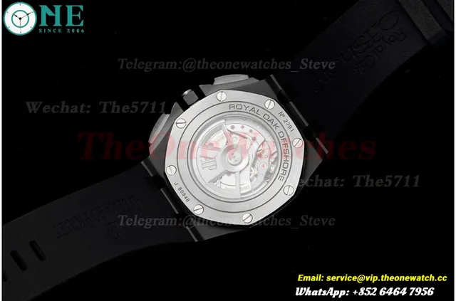 Royal Oak Offshore 26402 44mm Ceramic/RU Black/Black JJF A3126 — photo 8