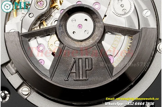 Royal Oak Offshore 26405CE 44mm Black Cer/RU Green Dial APJF A7750 Mod — photo 20