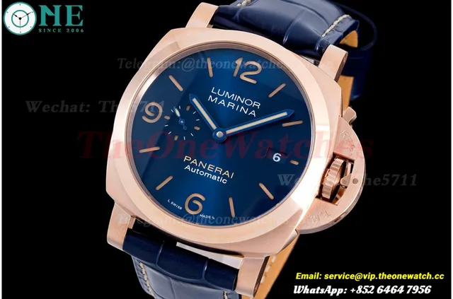 Luminor Marina PAM1114 44mm RG/LE Blue VSF P9010