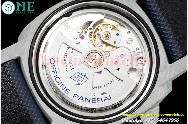 PAM1663 Lum. Marina Auto 44mm Blue TI/FC/NY VSF P9010 — photo 15
