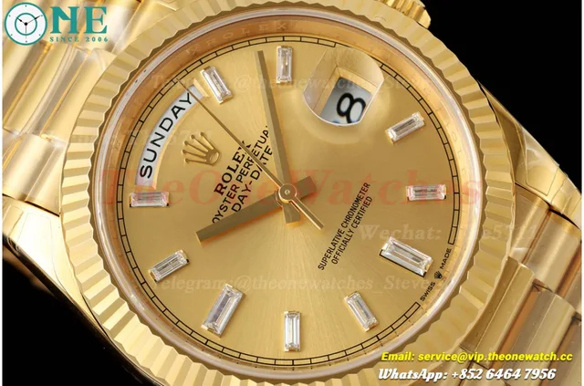 DayDate 228238 40mm YG/YG Gold/Dia VSF V2 DD3255 (Weighted Approx.182g) — photo 3