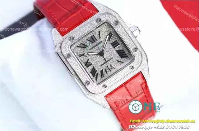 Cartier - Santos 100 42mm Dia SS/LE Dia/Rmn TWF 8215 — photo 2