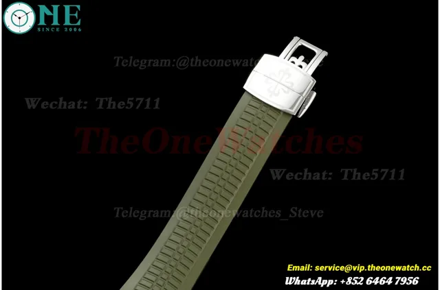 Aquanaut 5168 42mm SS/RU Green Dial BBF DD324 Super Clone — photo 28