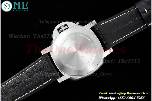 PAM1312 Lum. Marina Auto 44mm Black SS/LE VSF P9010 — photo 12