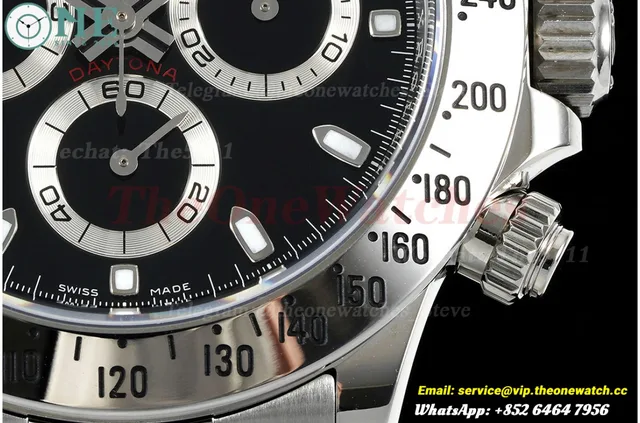 Daytona 116520 40mm SS/SS Black/Stk VF DD4130 — photo 8
