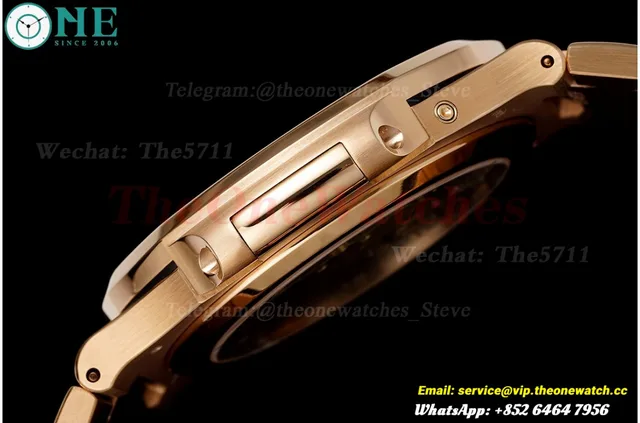 Nautilus 40mm 5712 RG/RG Brown/Stk PPF V3 A240 Super Clone — photo 8