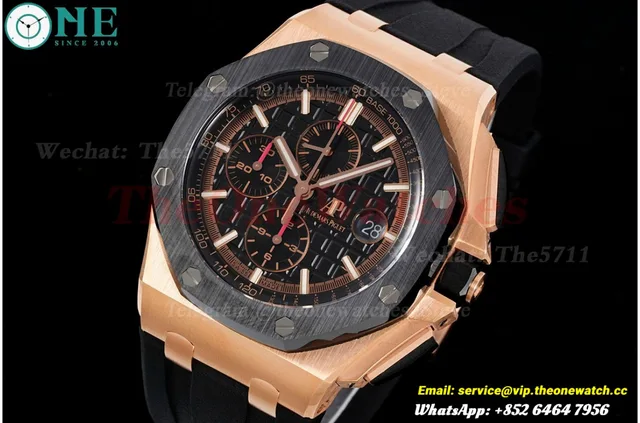 Royal Oak Offshore 44mm RG/RU Black/Black JJF A3126