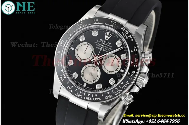 Daytona 126519 40mm SS/RU Black/Dia VSF V2 DD4131(Gain Weight)