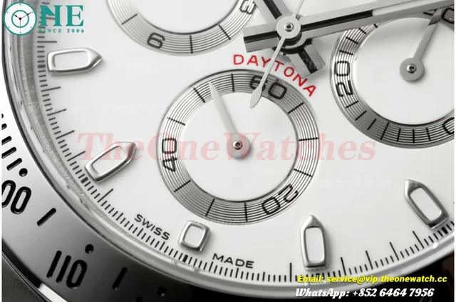 Daytona 116520 40mm SS/SS White Dial UFO UFO.F4130 (Free Sprung) — photo 10