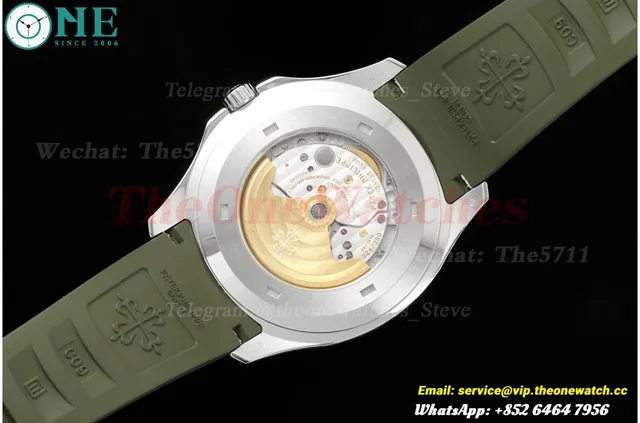 Aquanaut 5168 42mm SS/RU Green Dial BBF DD324 Super Clone — photo 8