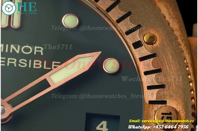 PAM382N Bronzo Submersible BR/LE Green VSF V2 Mod9000 — photo 6