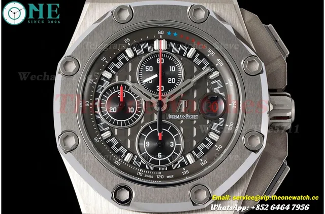 Royal Oak Offshore 44mm Michael Schumacher Ti/RU Grey/Black JJF A3126 — photo 2