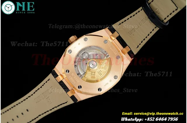 Royal Oak 15400 RG/LE Black Dial APSF V4 SA3120 Super Clone (Tungsten Heavy Version) — photo 9