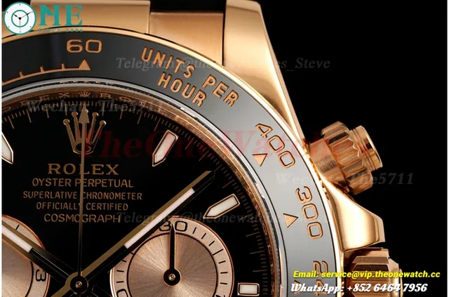 Daytona 126515 40mm RG/RU Black/Stk VSF V2 DD4131(Gain Weight) — photo 6