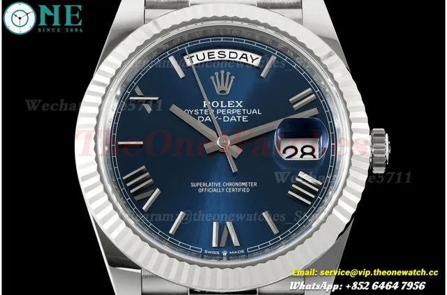 DayDate 228239 40mm SS/SS Blue/Rmn VSF V2 DD3255 (Gain Weight) — photo 2