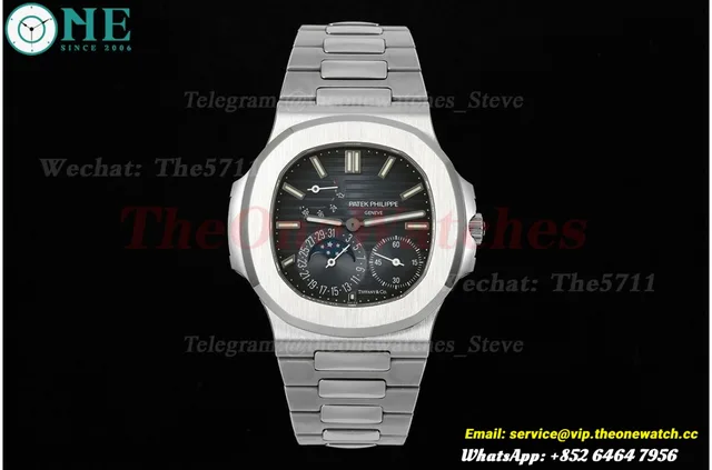 Nautilus 40mm 5712 Tiffany & Co. SS/SS Blue Dial PPF V3 A240  Super Clone — photo 4