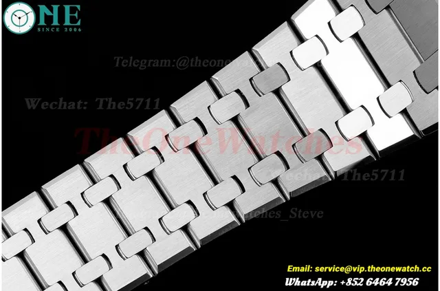 Royal Oak 15400 SS/SS Grey/Stk APSF SA3120 Super Clone — photo 20