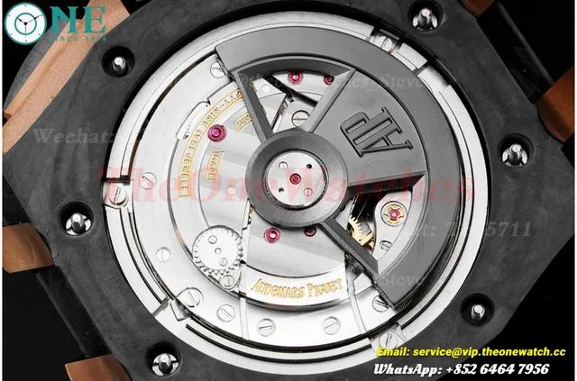 Royal Oak Offshore 24606 44mm Ceramic/RU Black/Black JJF A3126 — photo 7