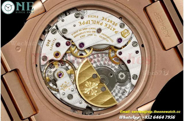 Nautilus 40mm 5712 RG/RG Brown/Stk UMI PPF240 (Weighted Approx.195g)(Free Sprung) — photo 15