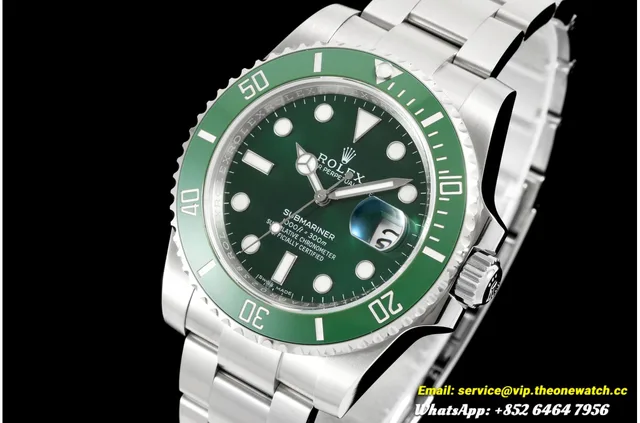Submariner 116610LV Hulk 40mm SS/SS Green Dial EWEF VS3135