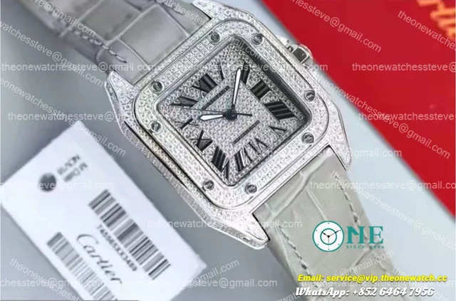 Cartier - Santos 100 42mm Dia SS/LE Dia/Rmn TWF 8215 — photo 9