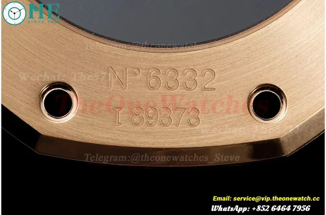 Royal Oak 15400 RG/LE Black Dial APSF V4 SA3120 Super Clone (Tungsten Heavy Version) — photo 21