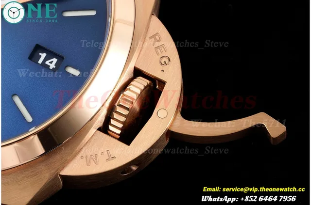 PAM1112 Lum. Marina 44mm RG/LE Blue VSF P9010 — photo 8