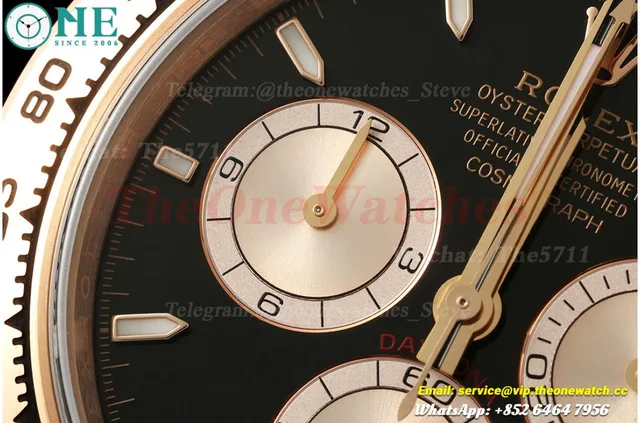 Daytona 126505 40mm RG/RG Black/Stk VSF V3 DD4131(Gain Weight) — photo 10