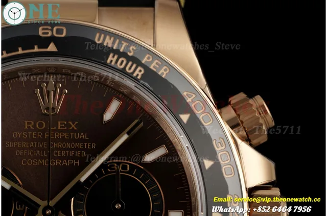 Daytona 126515 40mm RG/RU Brown/Stk VSF V2 DD4131(Gain Weight) — photo 6
