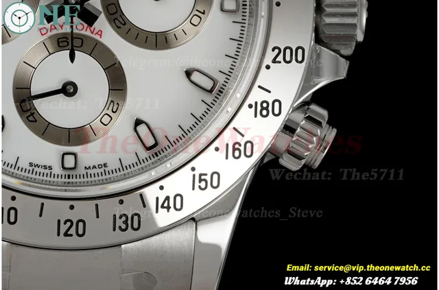 Daytona 116520 40mm SS/SS White Dial VSF DD4130 — photo 8