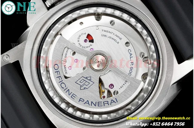 PAM719 Submersible 1950 GMT 47MM TI/RU Blue VSF P9001 — photo 16