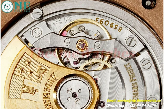 Royal Oak 15400 Frosted 41mm RG/RG White IPF SA3120 Super Clone — photo 17