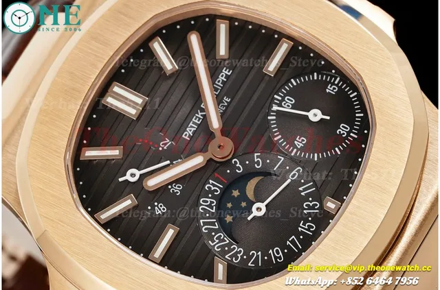 Nautilus 40mm 5712 RG/LE Brown/Stk PPF A240 Super Clone — photo 3