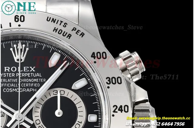 Daytona 116520 40mm SS/SS Black Dial VSF DD4130 — photo 6