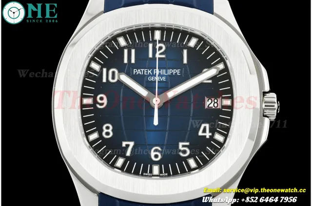 Aquanaut 5168 42mm SS/RU Blue Dial BBF DD324 Super Clone — photo 2