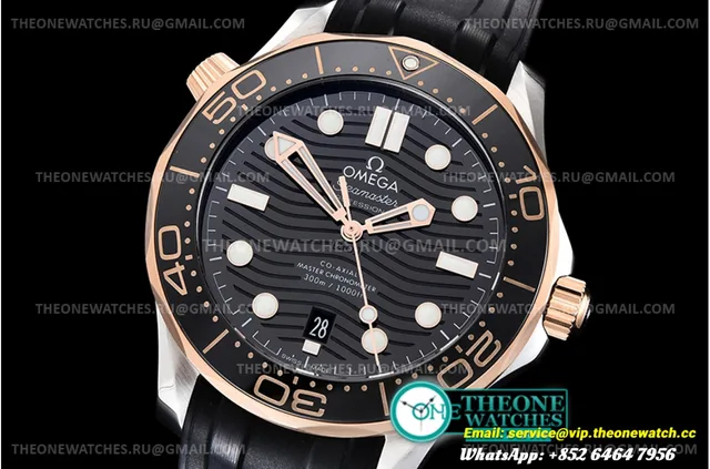 Seamaster 300m 2019 42mm SS/RU Black Dial VSF A8800
