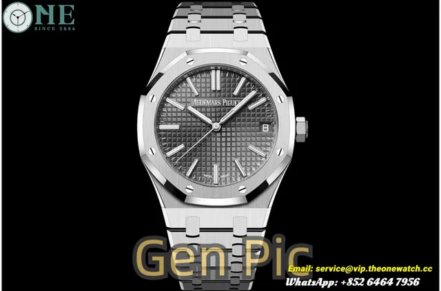 Royal Oak 41mm 15510 SS/SS Grey Dial VSF DD4302 Super Clone — photo 1