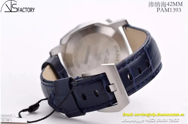 Panerai - PAM1393 Lum. Marina Auto 42mm SS/LE Blue VSF P9010 — photo 8