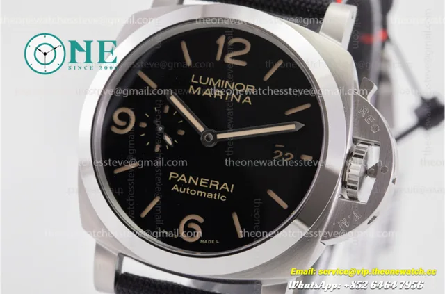 Panerai - PAM 1025 Luminor Marina Auto 44mm SS/NY VSF P9010 — photo 8