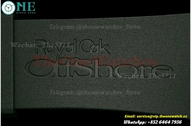 Royal Oak Offshore 26405CE 44mm Black Cer/RU Green Dial APJF A7750 Mod — photo 28