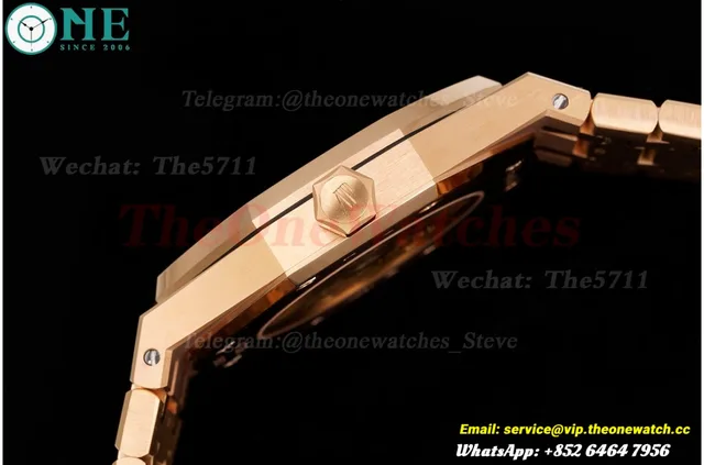 Royal Oak 15400 RG/RG Black/Stk APSF SA3120 Super Clone — photo 7