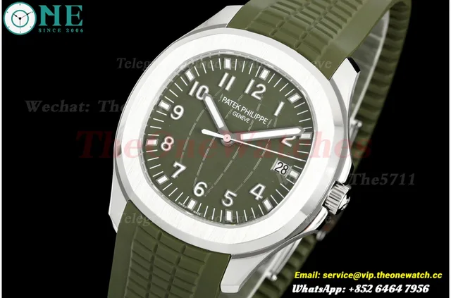 Aquanaut 5168 42mm SS/RU Green Dial BBF DD324 Super Clone
