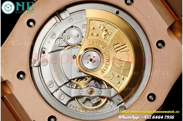 Royal Oak 15400 Frosted 41mm RG/RG White IPF SA3120 Super Clone — photo 13