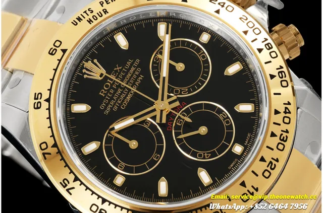 Daytona 116503 40mm SS/YG Black/Stk Dial VSF V2 DD4130 (Weighted Approx.162) — photo 3