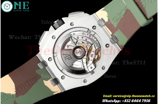 Royal Oak Offshore 26400SO 44mm SS/RU Beige Dial APJF A3126 — photo 12