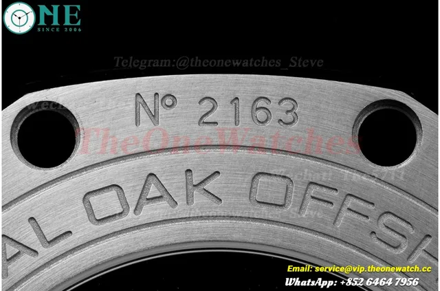 Royal Oak Offshore 26400IO 44mm SS/RU Black/White JJF A3126 — photo 20
