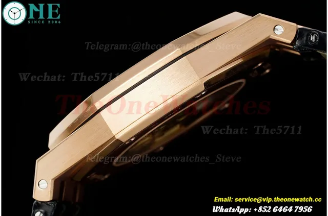 Royal Oak 15400 RG/LE Black Dial APSF V4 SA3120 Super Clone (Tungsten Heavy Version) — photo 8