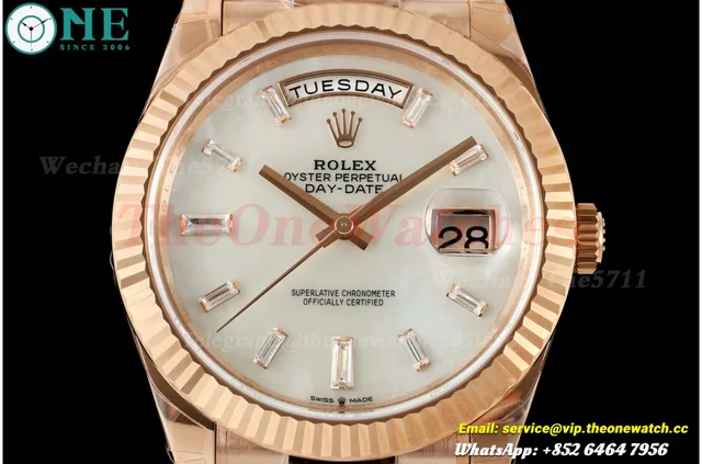 DayDate 228235 40mm RG/RG MOP/Dia VSF V2 DD3255 (Weighted Approx .182g) — photo 2
