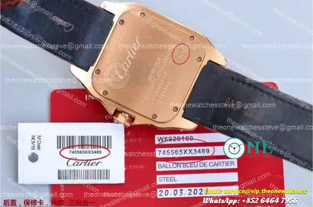 Cartier - Santos 100 42mm Dia RG/LE Dia/Leopard TWF MY8215 — photo 4