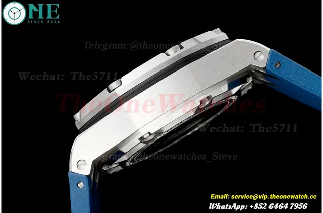 Royal Oak Offshore 44mm Michael Schumacher SS/RU Grey/Blue JJF A3126 — photo 8
